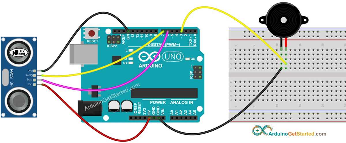ultrasonic sensor circuit diagram