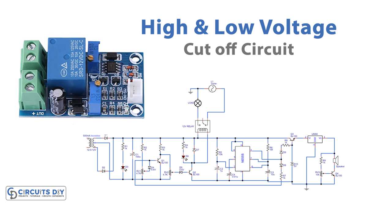 under voltage relay circuit diagram