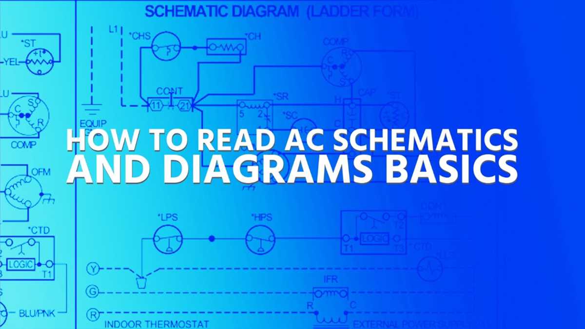 understanding electrical schematics diagrams for ac units