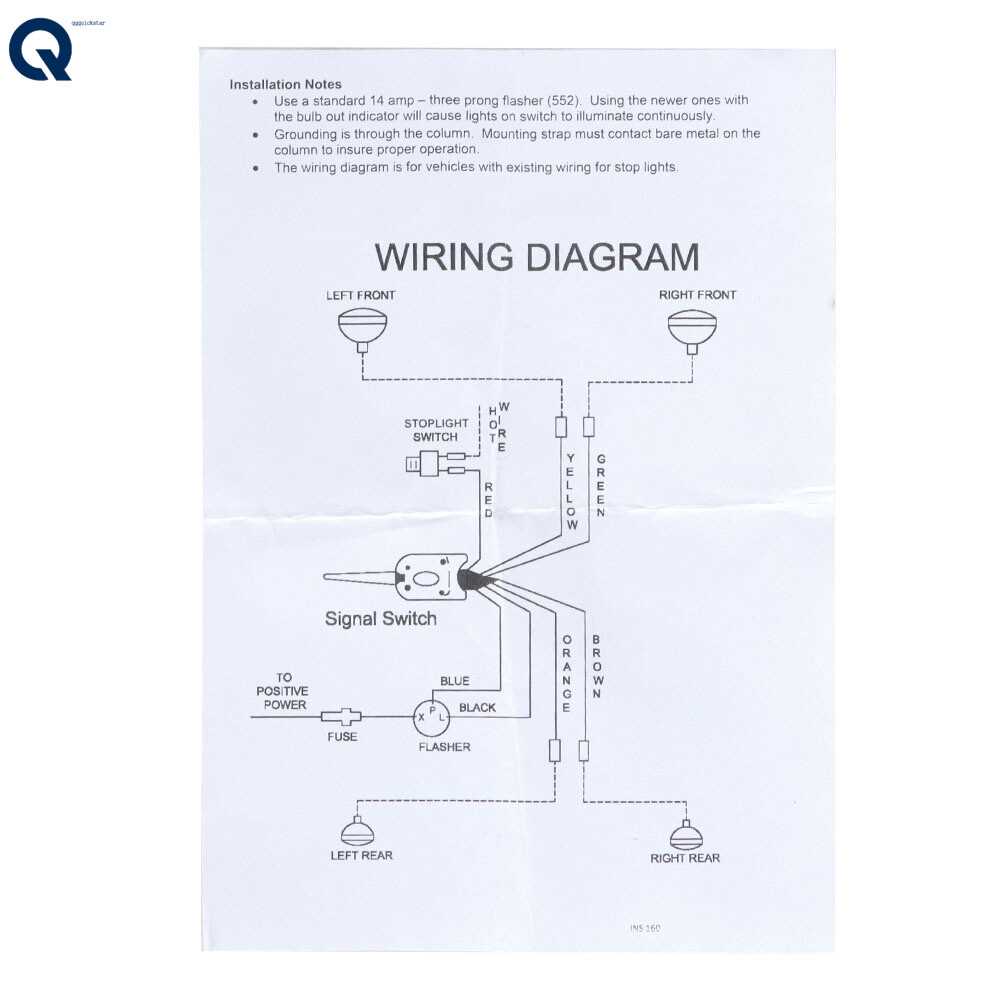 universal turn signal wiring diagram