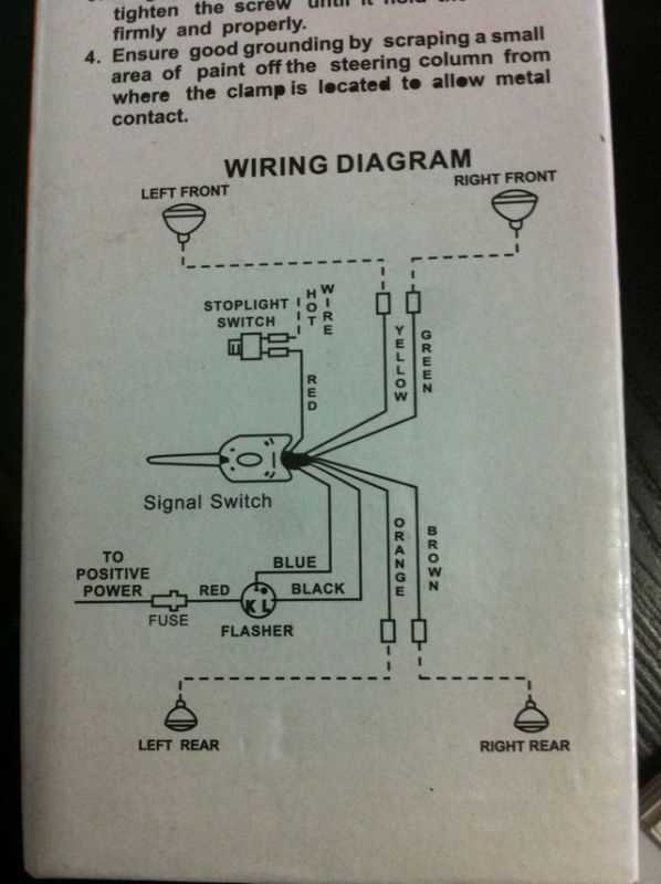 universal turn signal wiring diagram