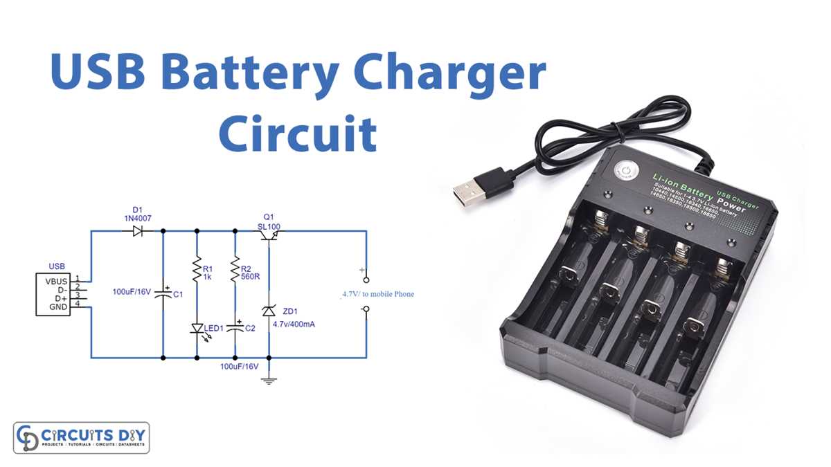 usb charging circuit diagram