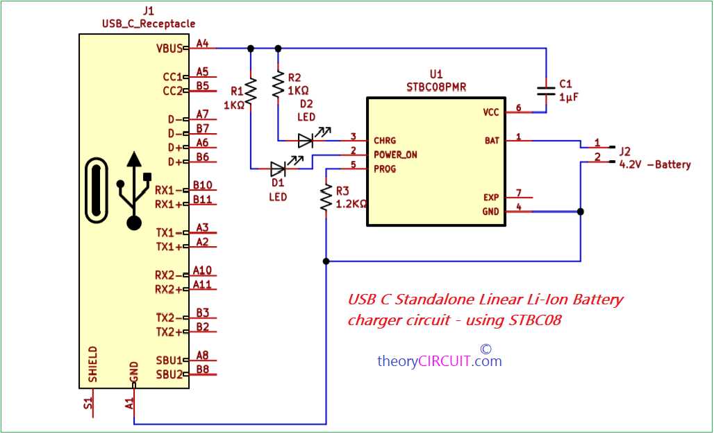 usb wiring diagram for charging