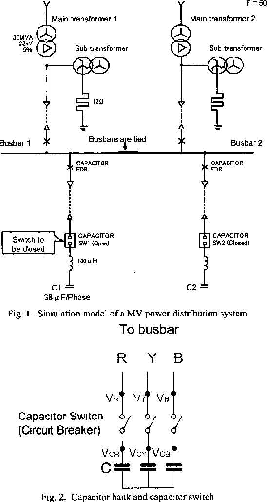 vacuum circuit breaker symbol for single line diagram
