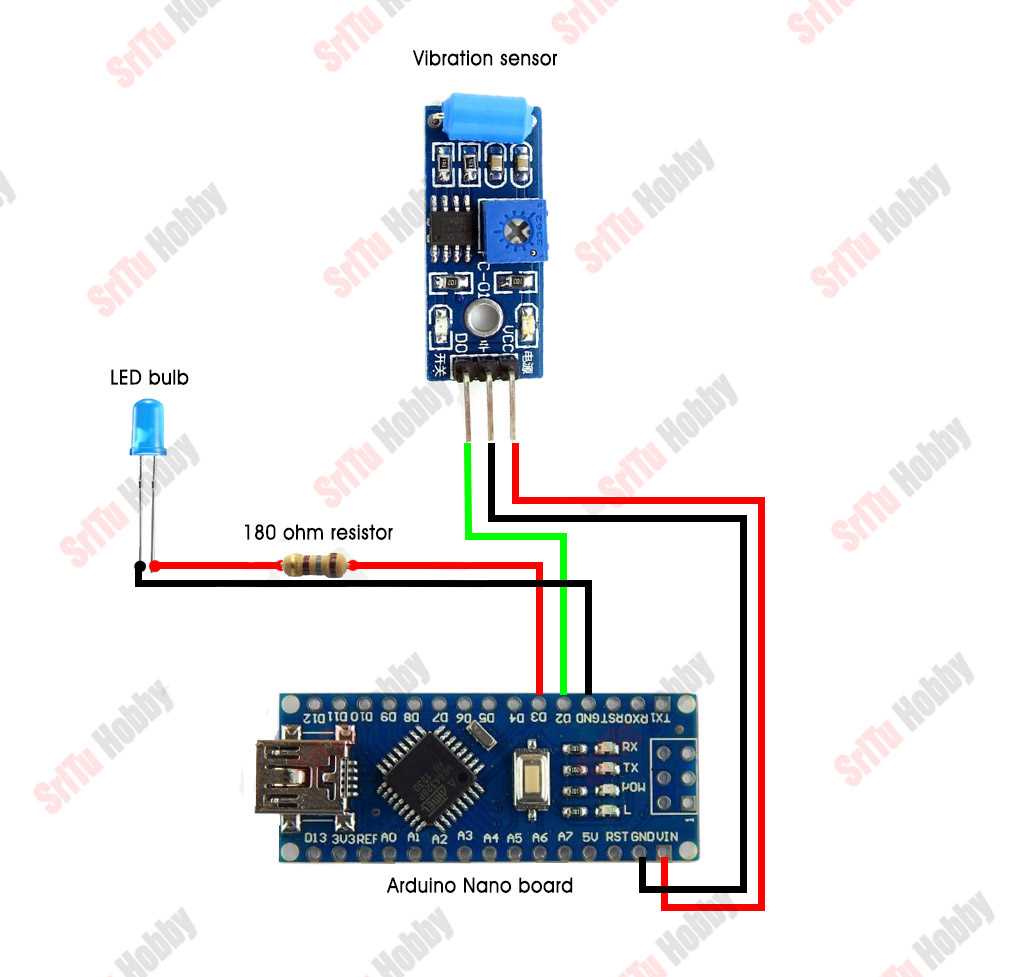 vibration sensor circuit diagram