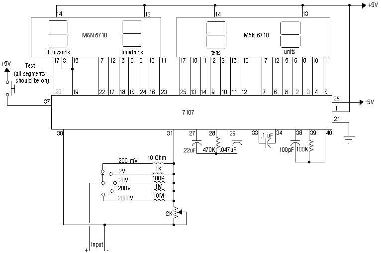 voltmeter on circuit diagram