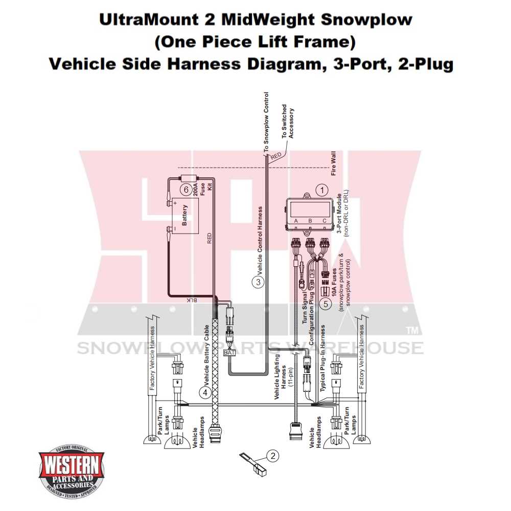 western plow control wiring diagram