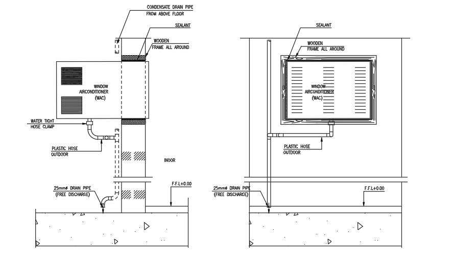 window air conditioner schematic diagram