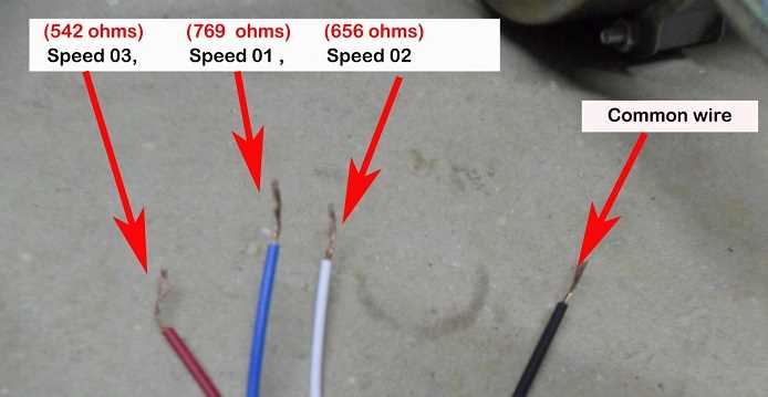 wiring diagram 3 speed fan motor
