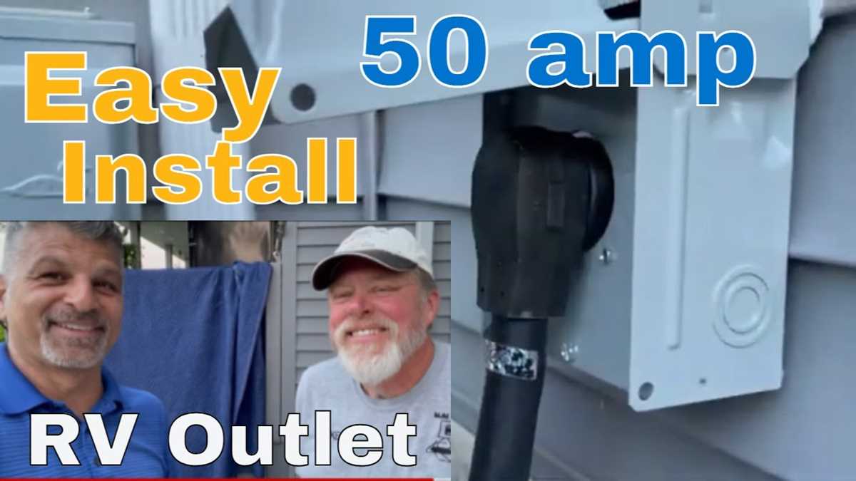 wiring diagram for 50 amp rv outlet
