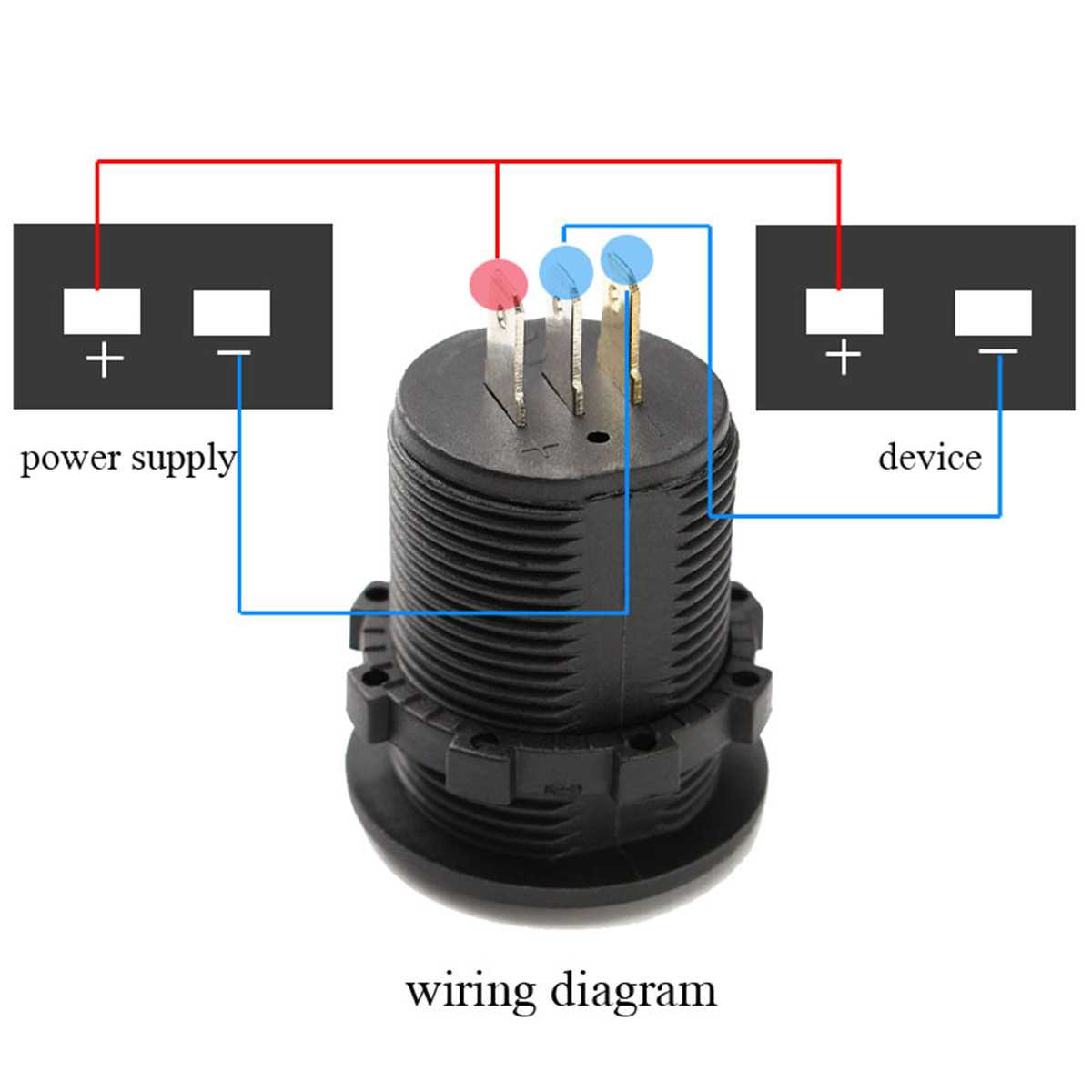 wiring diagram for amp gauge