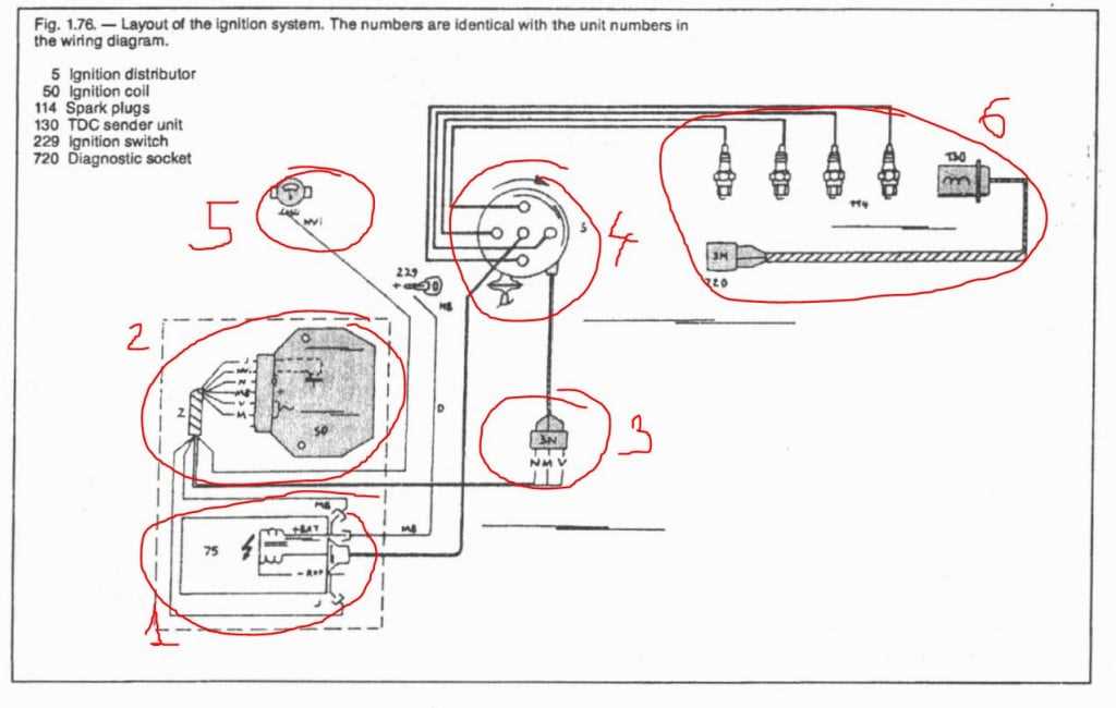 wiring diagram for ignition system