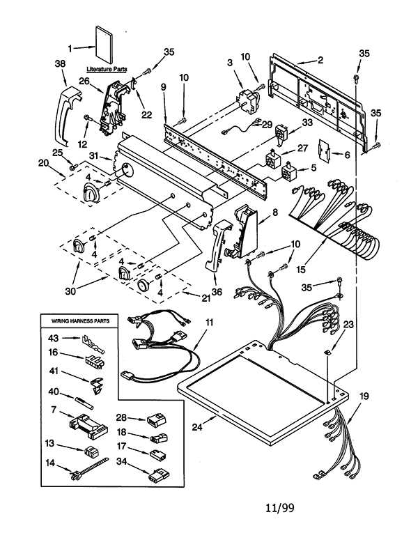 wiring diagram for kenmore dryer