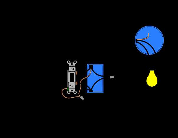 wiring diagram for single light switch