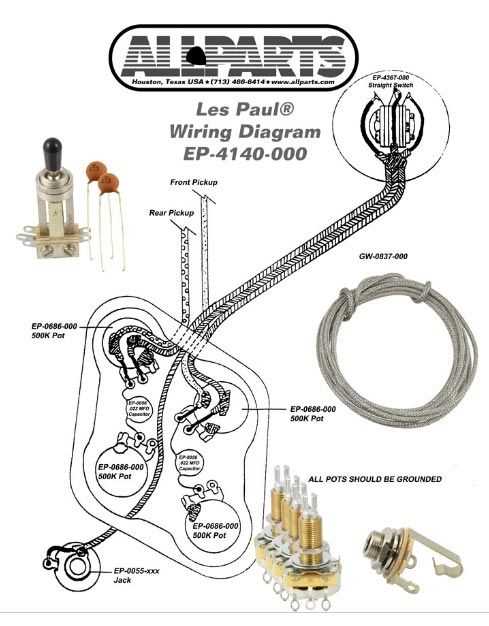 wiring diagram les paul