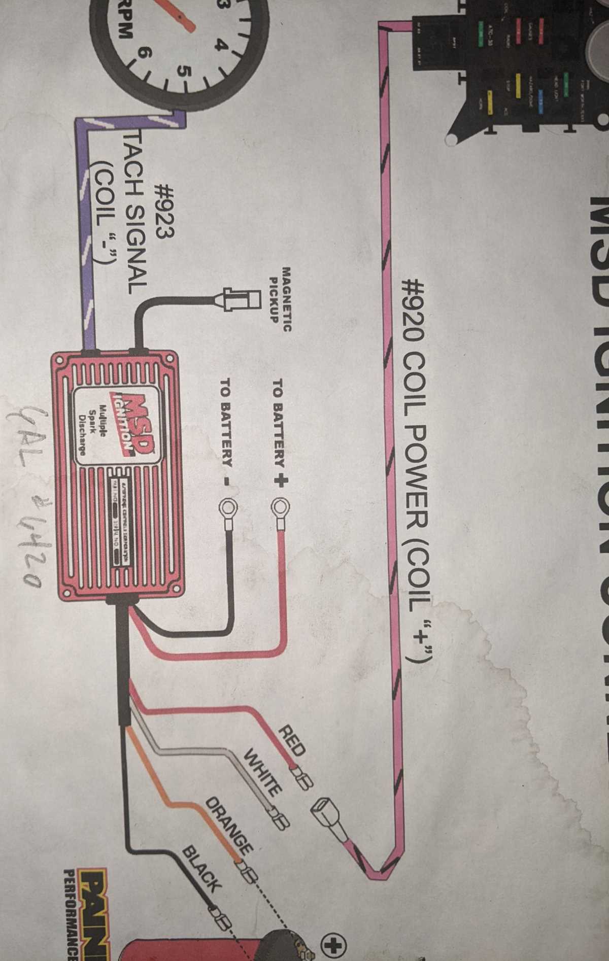 wiring diagram msd 6al