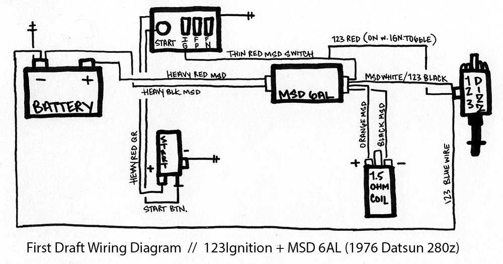 wiring diagram msd 6al