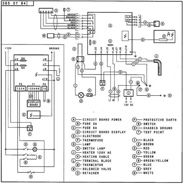 wiring diagram of a refrigerator