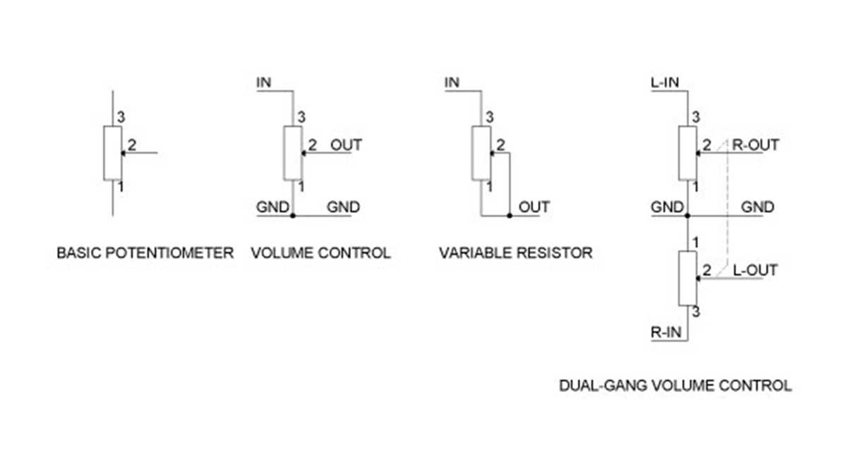 wiring diagram potentiometer