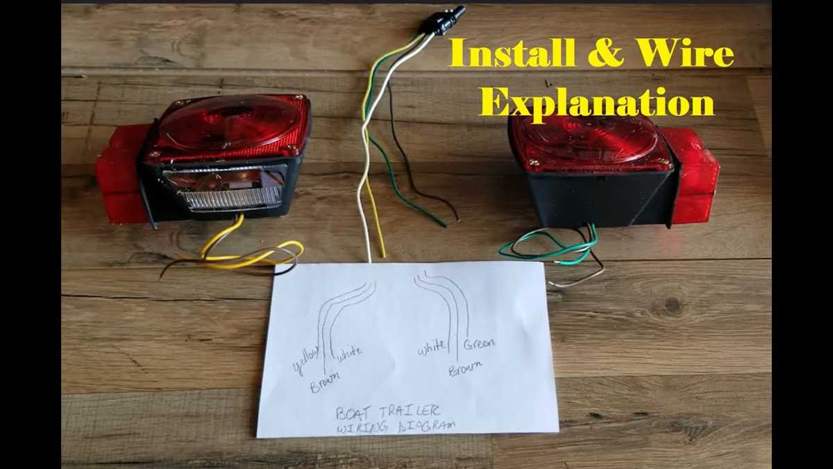 wiring led trailer lights diagram