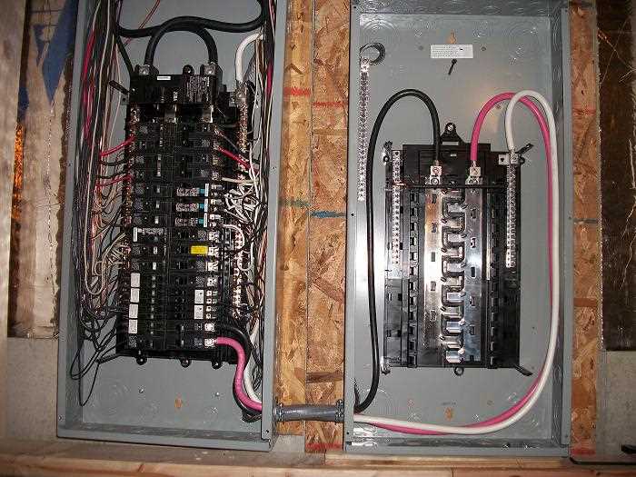 wiring sub panel diagram