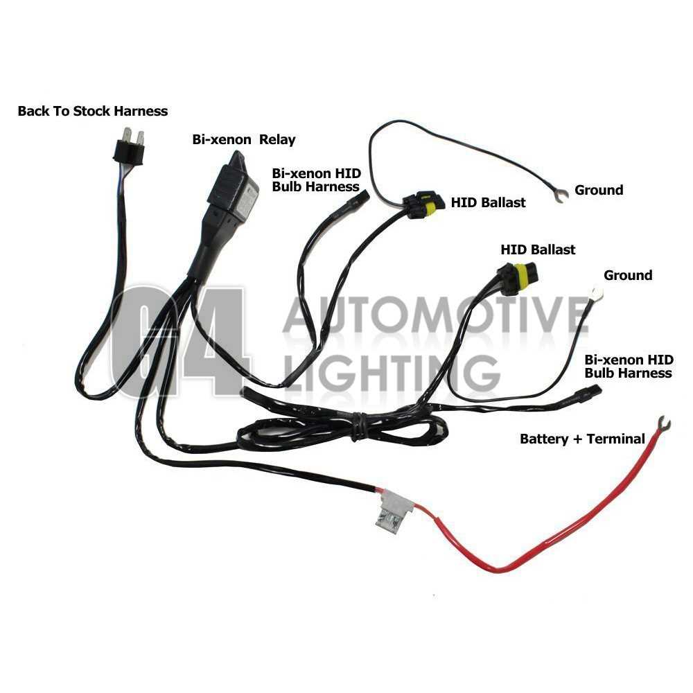 xenon hid wiring diagram
