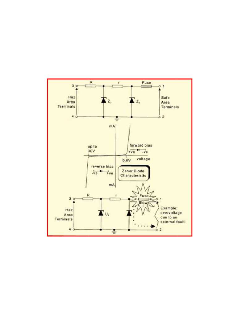 zener barrier circuit diagram