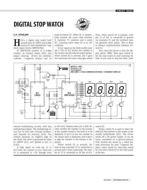 countdown timer circuit diagram countdown timer circuit diagram