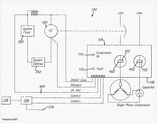 ac condenser fan motor wiring diagram