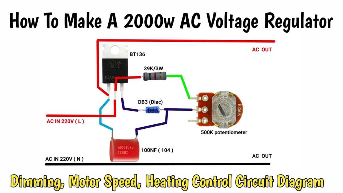 ac dimmer circuit diagram