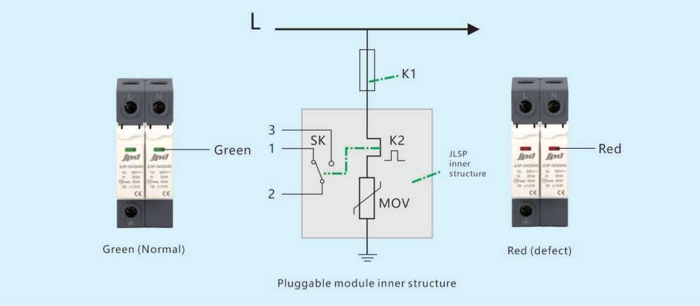 ac surge protector wiring diagram