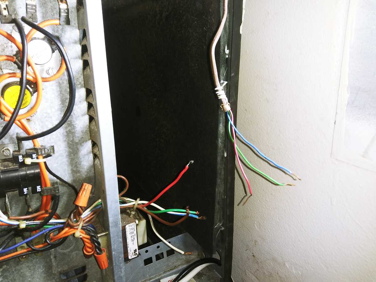 ac unit 4 wire thermostat wiring diagram