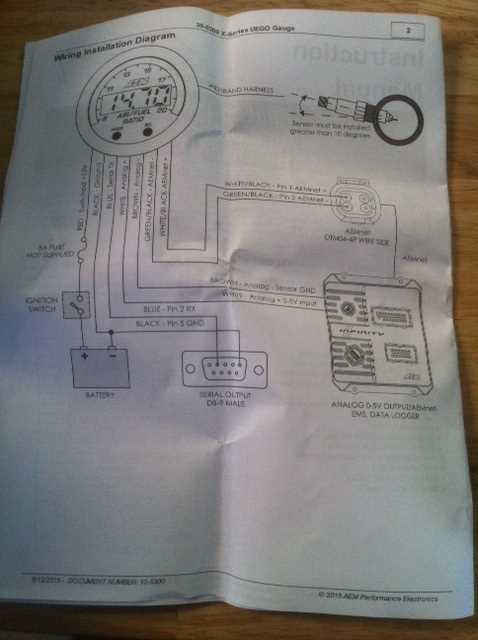 aem afr gauge wiring diagram