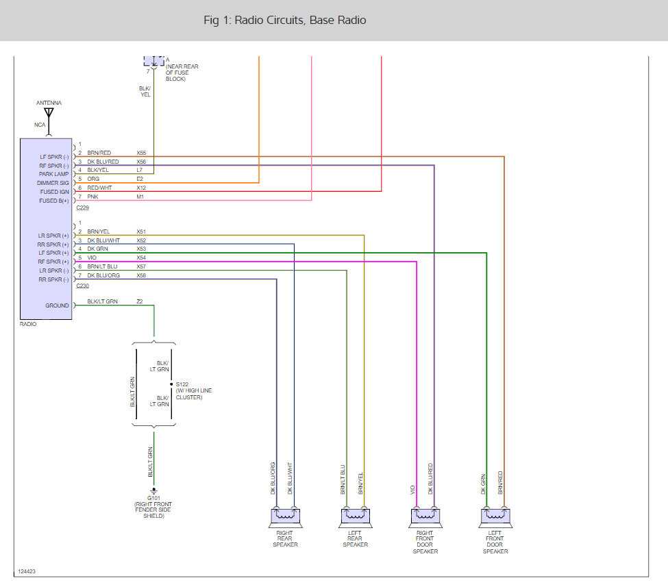 dodge ram radio wiring diagram