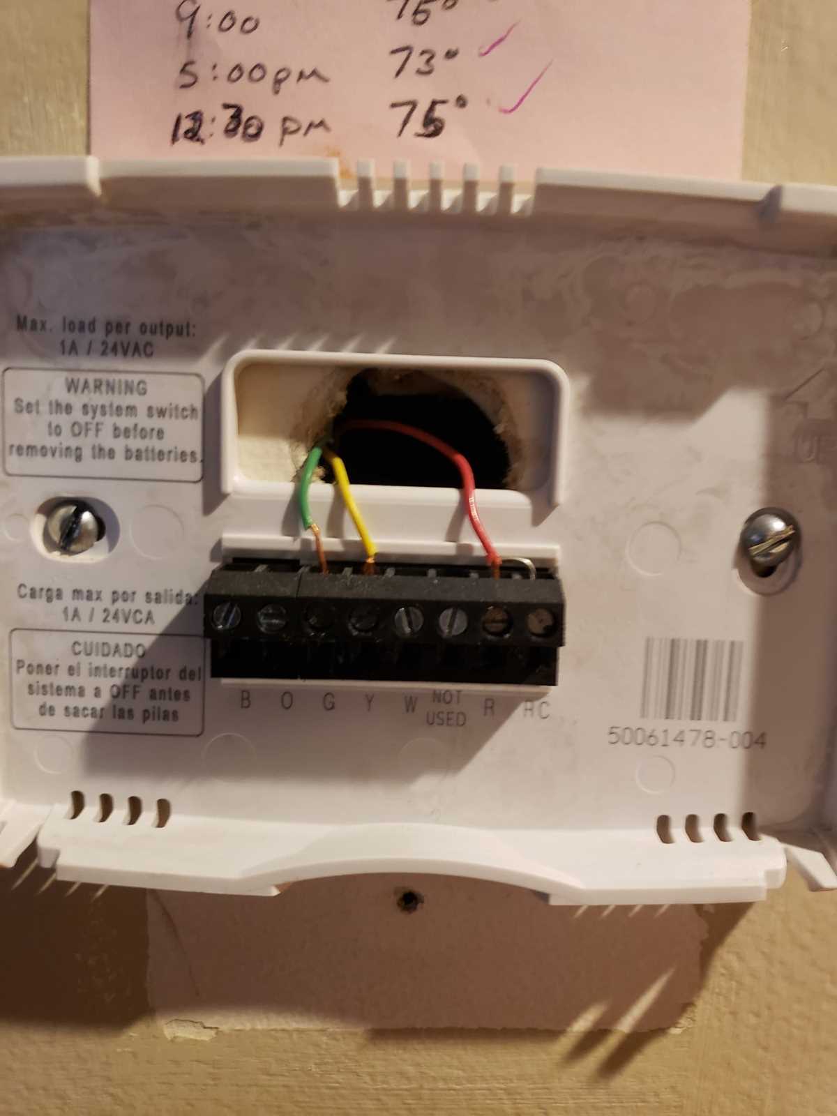 aircon thermostat wiring diagram