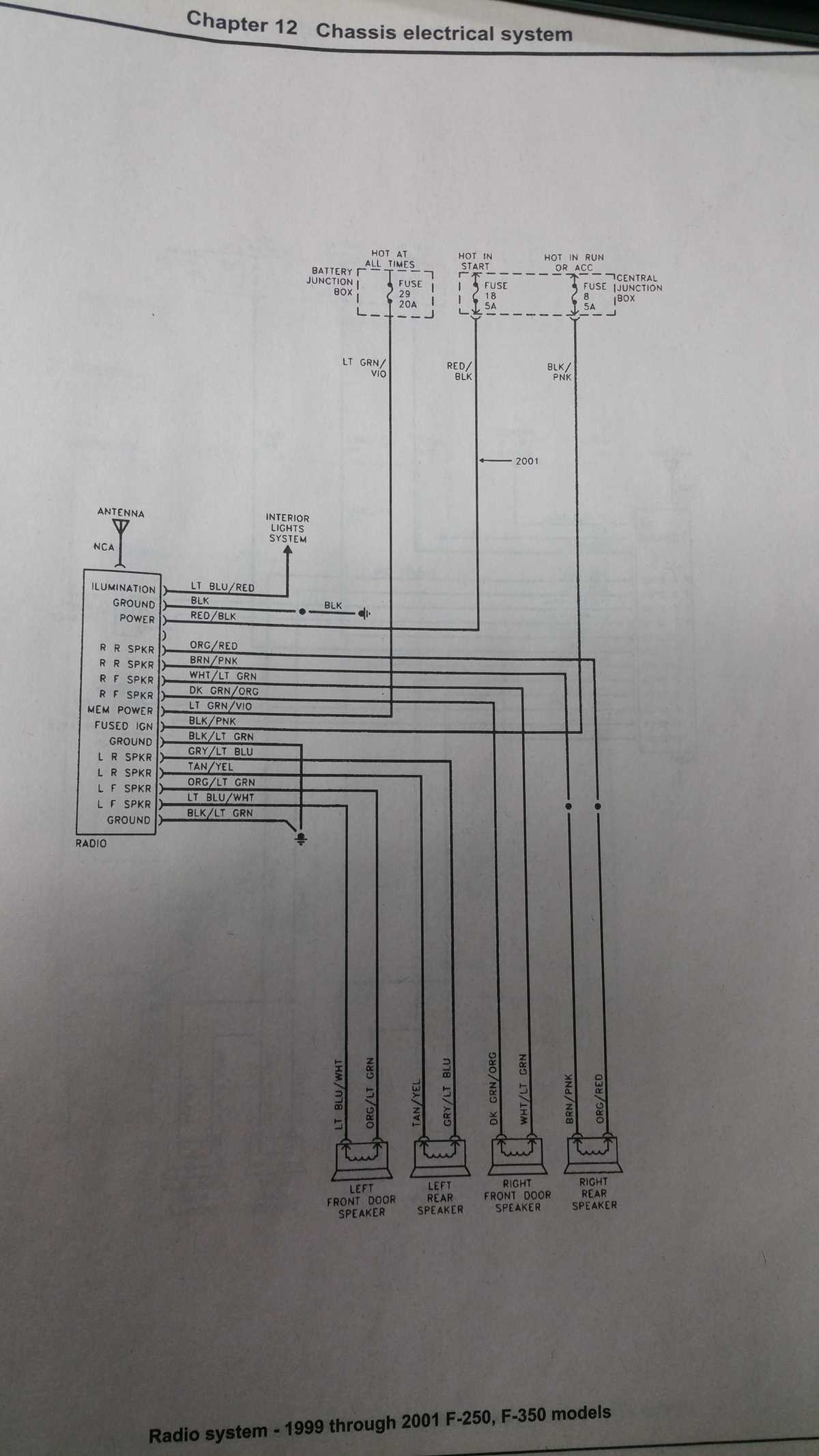 2000 f250 power window wiring diagram