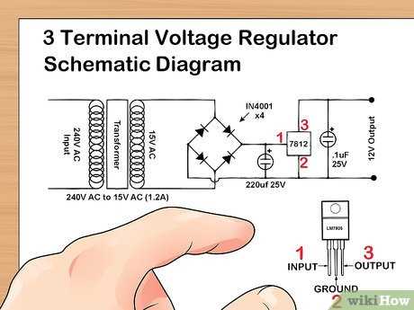 alternator regulator schematic diagram