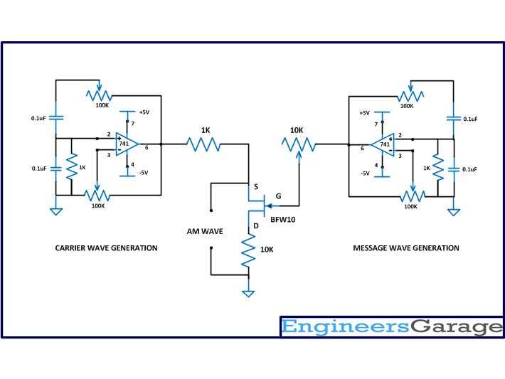 am modulator circuit diagram