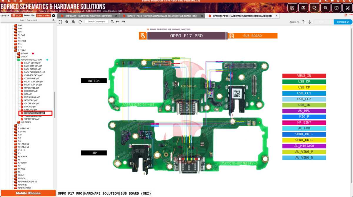 oppo f11 pro schematic diagram