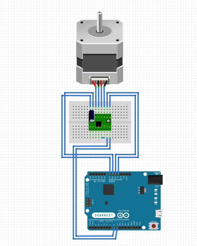 arduino leonardo circuit diagram