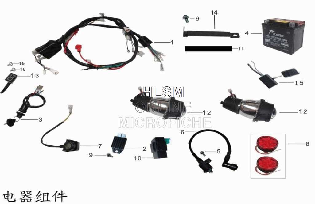 atv 110cc wiring diagram