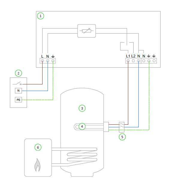 water heater wiring diagram