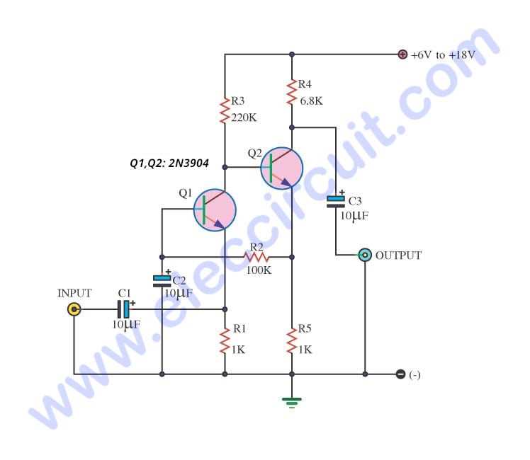 audio circuit diagram