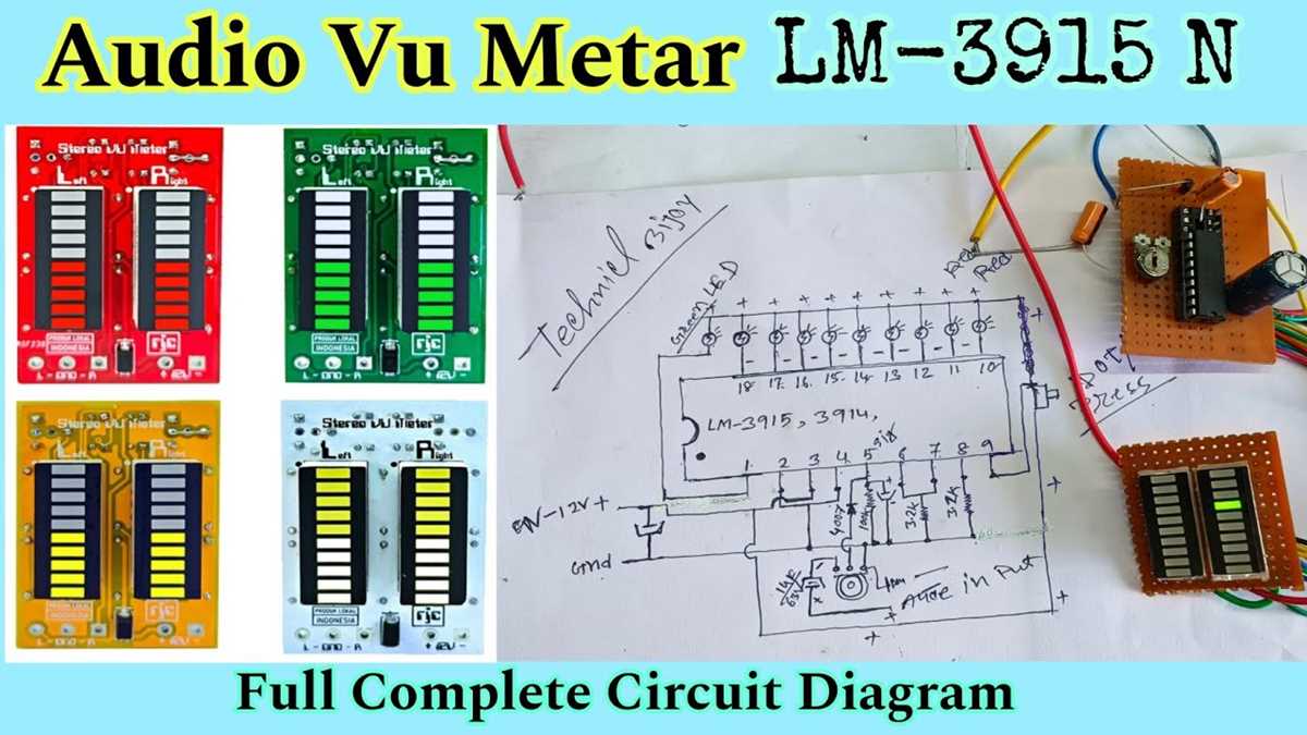 audio level indicator circuit diagram