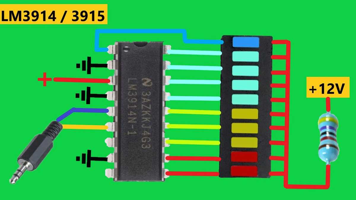 audio level indicator circuit diagram