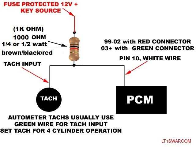 autometer tach wiring diagram