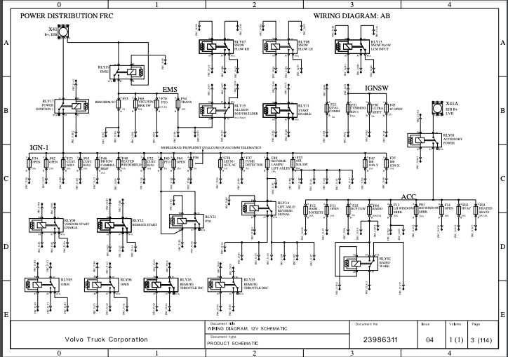 automotive electrical wiring schematic diagrams