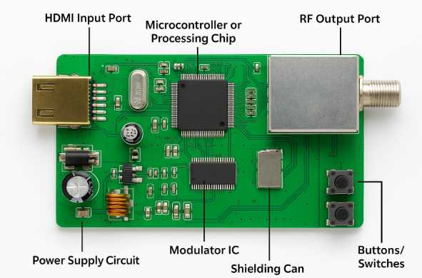 av to rf converter circuit diagram