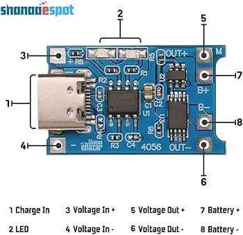 4056 charging module circuit diagram