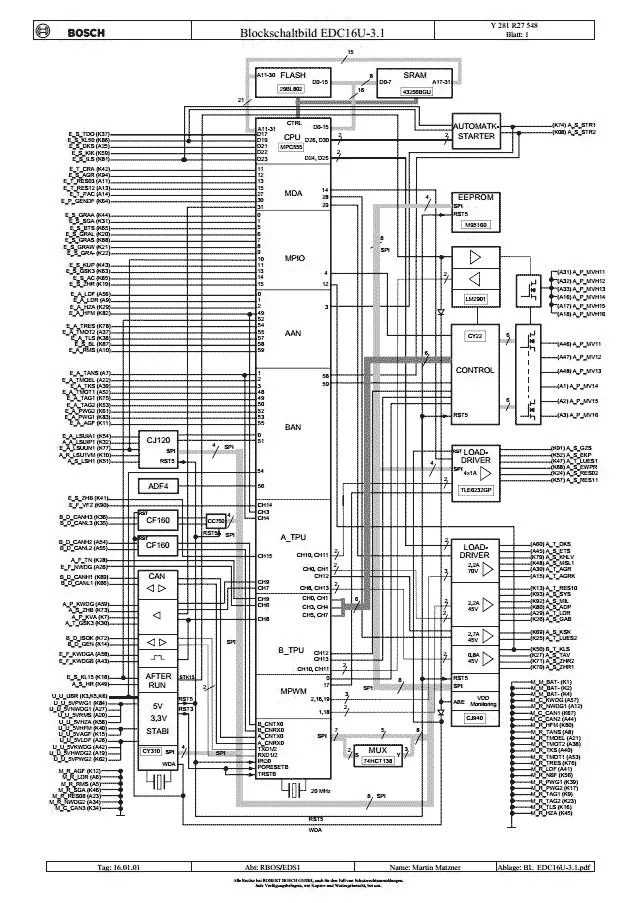 ecu schematic diagram download